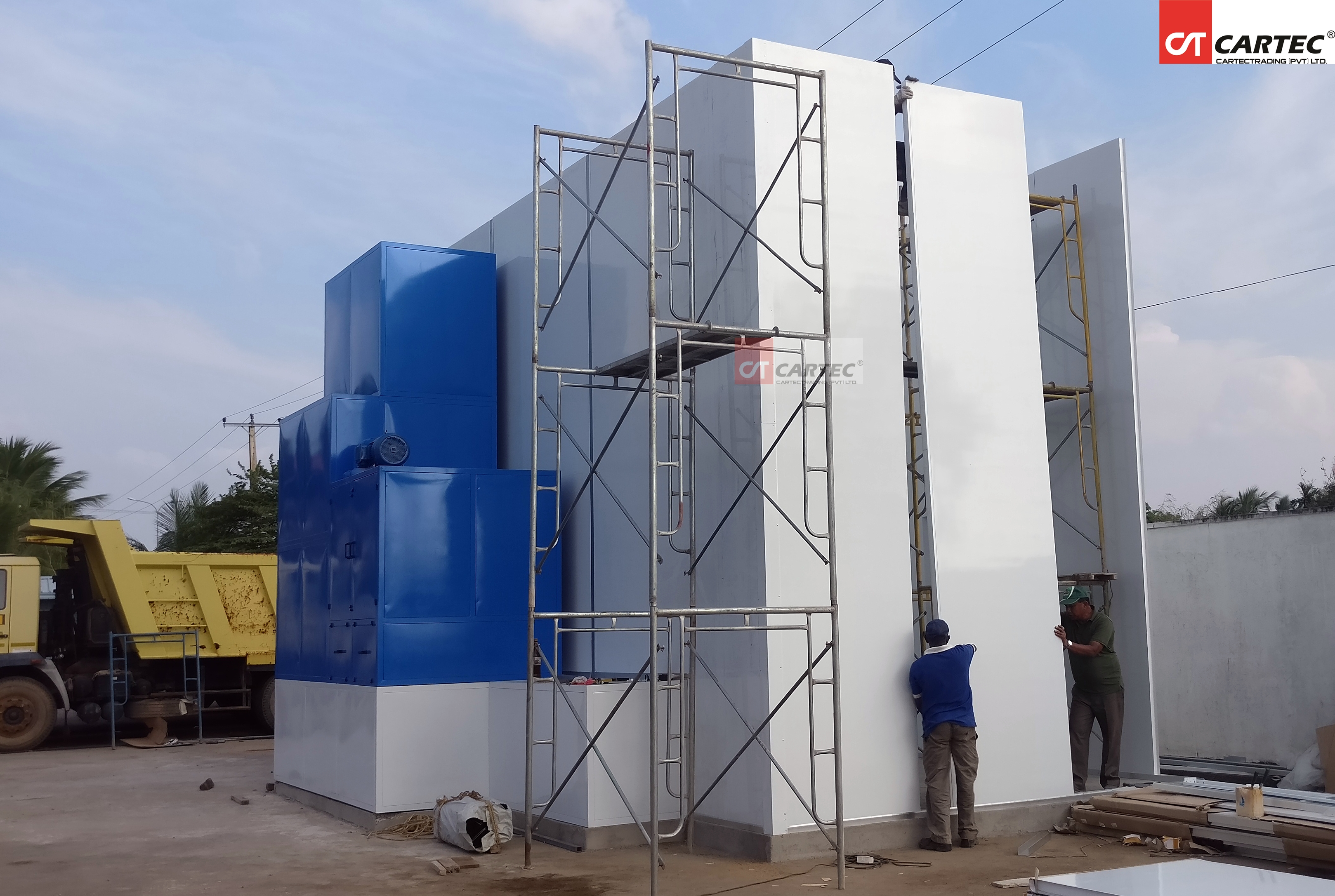 NEM Construction Truck Paint Booth - Image 5